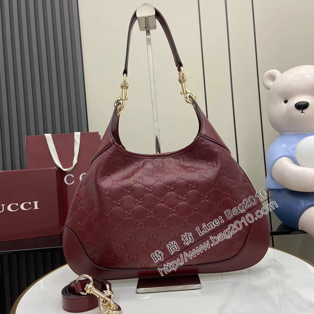 Gucci專櫃古馳最新款Body雙鎖扣手袋大號休閒肩背女包 jh2923型號：834981